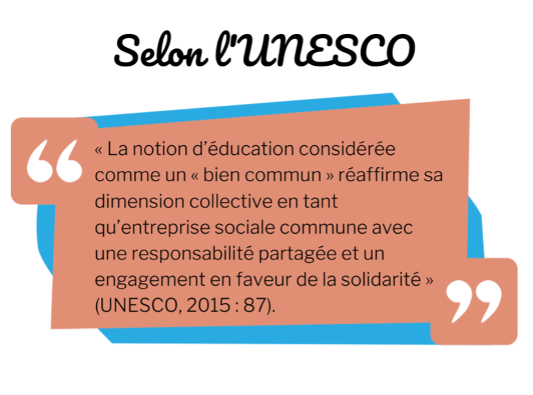 Définition de l'UNESCO, Construire l'avenir, forum de l'ICÉA