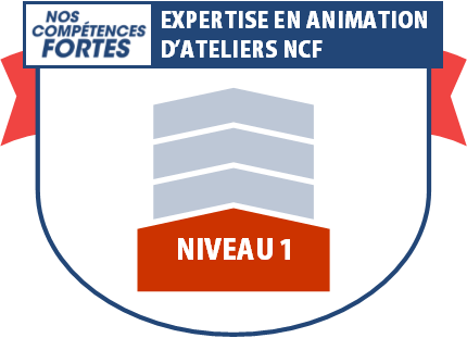 Expertise en animation, badge numérique NCF niveau 1