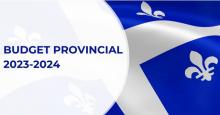 Budget du Québec, mars 2023