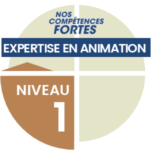 Badge numérique NCF d'expertise en animation, niveau 1