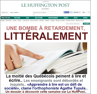 Capture image Huffington Post Québec