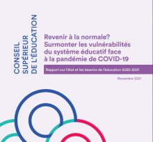 Page couverture rapport CSE