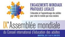 Bannière de l'Assemblée mondiale 2015