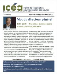 Page couverture du bulletin