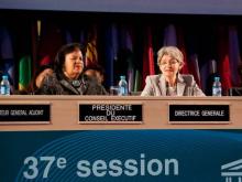 panel Conférence général de l'UNESCO